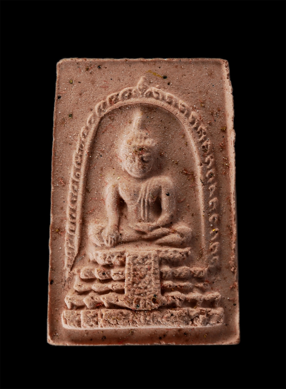 08Sep24 (73)p.jpg - พระสมเด็จผงทองพิเศษ หลวงพ่อวัดไร่ขิง จ.นครปฐม ปี2532 เนื้อกระเบื้องโบสถ์ มหาอุตม์ รุ่นบูรณะศาลาการเปรียญ ด้านหลังฝังแผนทองเก่าติดองค์หลวงพ่อวัดไร่ขิง  [..] | https://kamulet.in.th